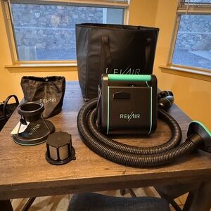 RevAir Black and Teal Hair Dryer System